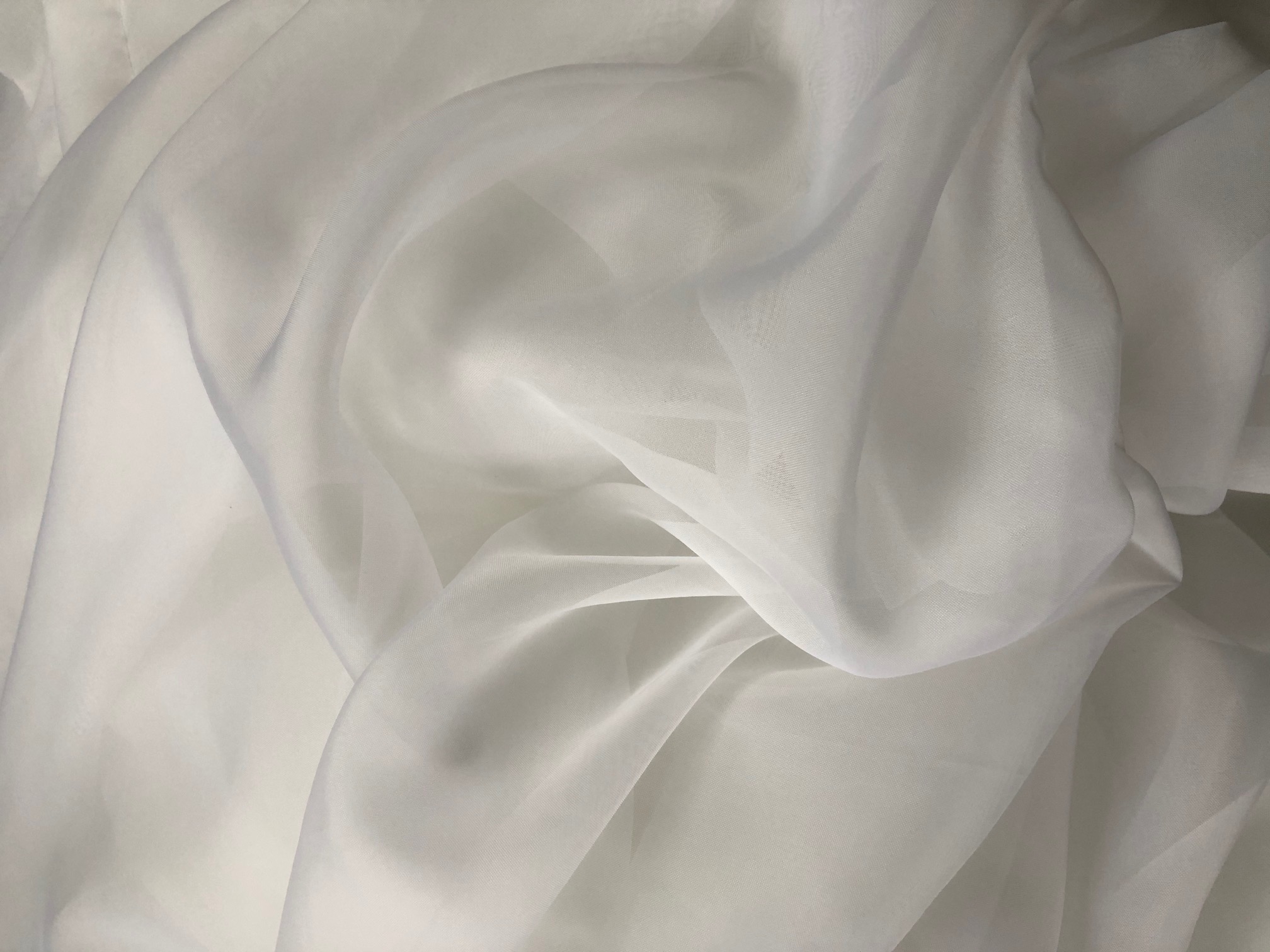 Plain voil - White - Curtains2fit